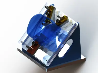 Checking Fixture Jig CF for Auto Parts M01 3D model