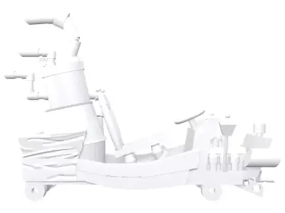 wacky races look like - the arkansas chuggabug 3D print model