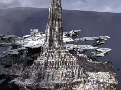 Alien Gods Antarctica 2 3D model