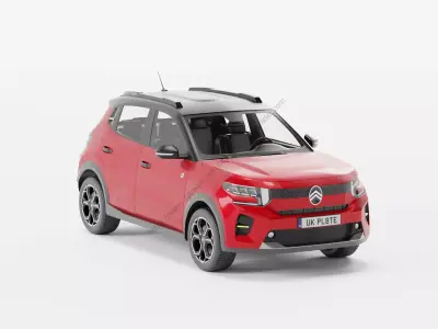 Citroen E C3 2024 Free 3D model
