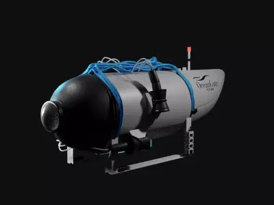 TITAN TOURING SUBMARIN   OCEAN GATE 3D model