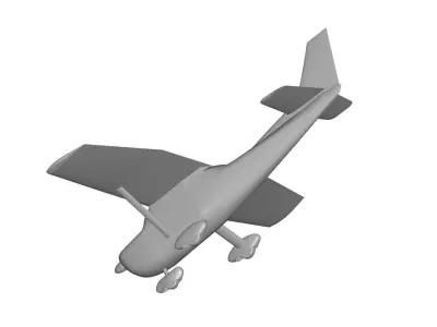 Cessna 172 3D model get