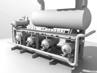 Compressors 3D model