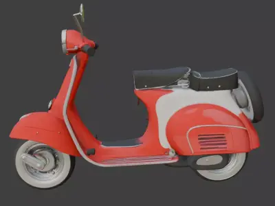 3D Model of Scooter 3D model