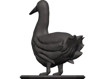 Duckk statue of goose 3D model