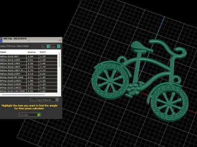 Bike Pendant Free 3D print model