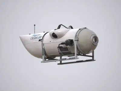 OceanGate Titan Submarine Model 3D model