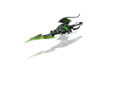 Demonic Sword Low-poly 3D model purchase