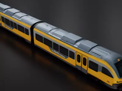 Shuttle Regional Train 3D print model