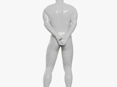  Male mannequin pose 6 PBR 