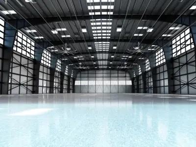 Hangar 25 3D model
