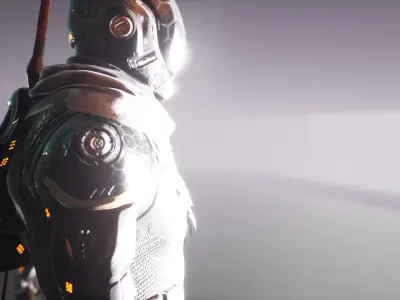 G2  Cyborg  Low-poly 3D model
