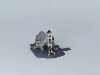 Lord God of Sabaoth Lutheran Church -St Croix Virgin Islands 3D model