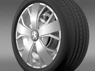 Peugeot Boxer wheel 3D model