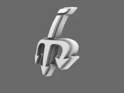 Star Tridents V10B Shoulder Symbols 3D print model