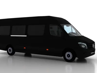 Mercedes Benz Sprinter L4H2 2015 Passenger EU 3D model