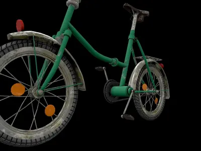 Bicycle Low-poly 3D model buy