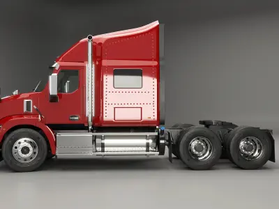 Generic Semi Truck Sleeper Cab 