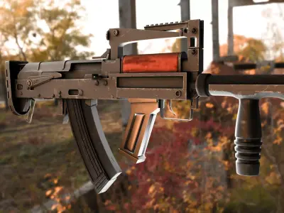 Groza 3D Model ak - rifle 3D model