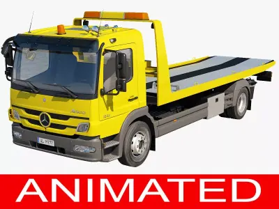 Mercedes Tow Truck 3D model purchase