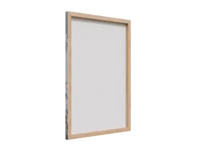 Light Leaves 1 Canvas Giclee Low-poly 3D model