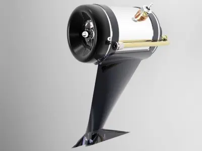  46mm   Micro Jet Engine 3D model