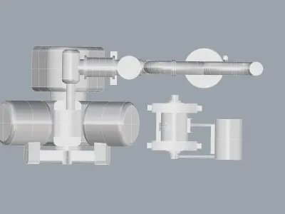 Air Pumper Machine 3D model