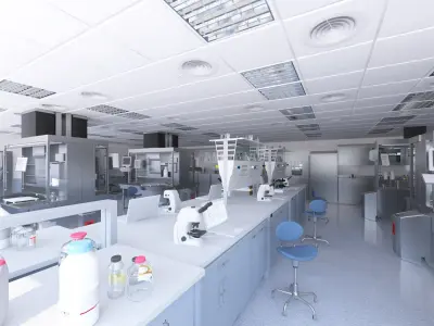 Pathology Laboratory 1 3D model