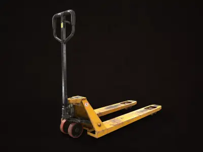 Hand Pallet Truck Low-poly 3D model