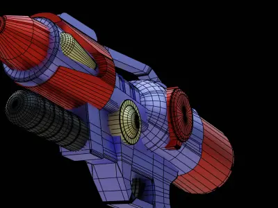 Futuristic Weapon  Free 3D model