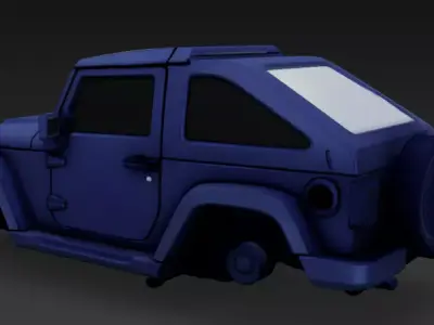 Jeep upper body part 3D model by im3dking from CGTrader