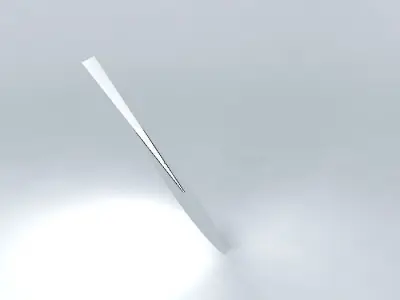 Circle perpendicular to line Free 3D model