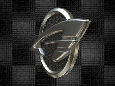ravon logo 3D model