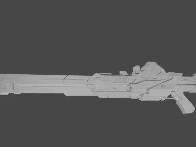 Spase gun 3D model
