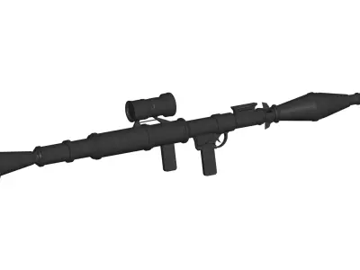 Bazooka 3D model buy