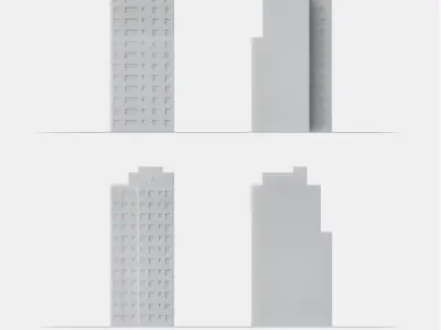 Free 3D Print miniature building RB-US-NY-031 Free 3D print model purchase