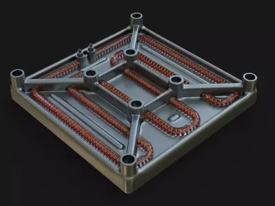 Heater Plate Industrial Machine part 3D model