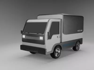 Car - Truck - Truck Eclectric - Van Free 3D model