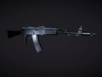 AK-74M Active 3D model