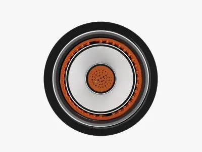 Multi-Layer Seamless Copper Control Cable 3D model