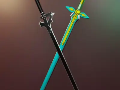 Sao swords- espadas sao 3D model