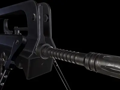 FAMAS F1 Rifle Low-poly 3D model purchase