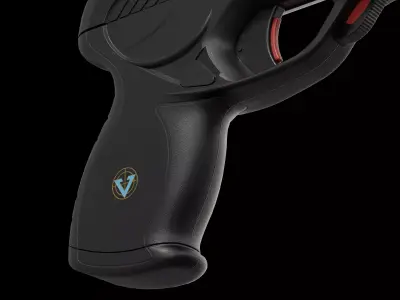 Vektor CP1 9mm pistol Low-poly 3D model