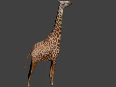 Giraffe Low-poly Low-poly 3D model