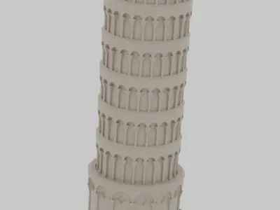 Leaning Tower of Pisa 3D model