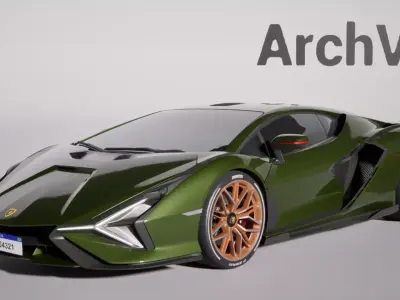 ArchViz Car Assets P11 - Unreal Engine 5 3D model