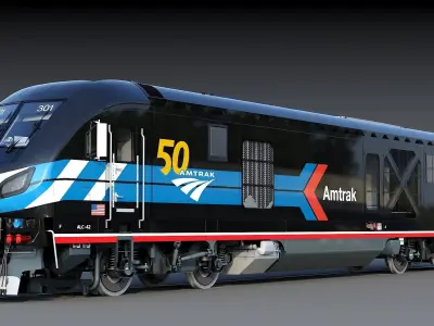  Locomotive Siemens Charger ALC-42 Low-poly 3D model