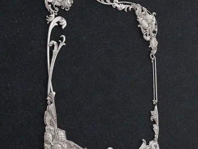 Mirror Picture frame 3D print model