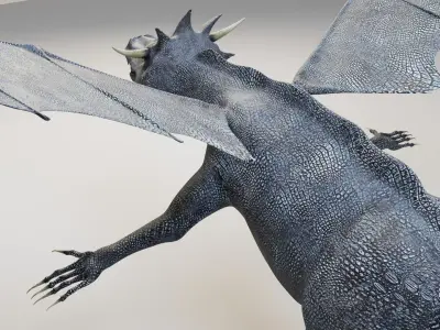 Dragon 3D model 8