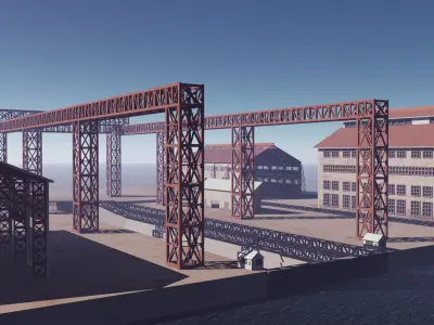 Imperial Japanese Naval Ship Yard 3D model